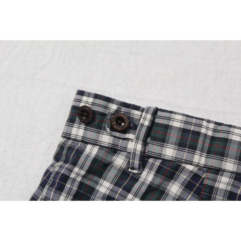 Polo Ralph Lauren‎ Chino Shorts Plaid Flat Front Classic Fit Mens Size 40 x 10" - Picture 7 of 8